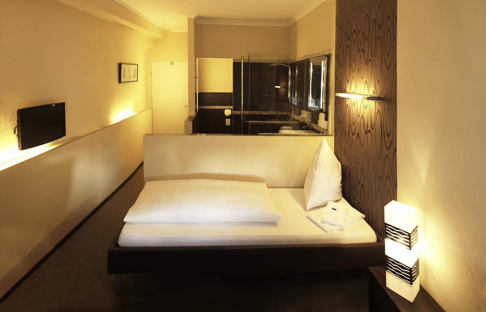 Modernes Einzelzimmer Standard Hotel Goldener Falke Augsburg